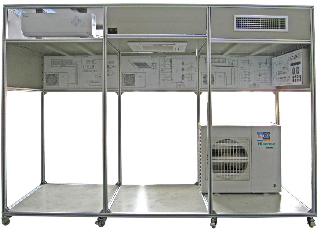 FCJT-2型 家用中央空調(diào)實訓(xùn)考核裝置